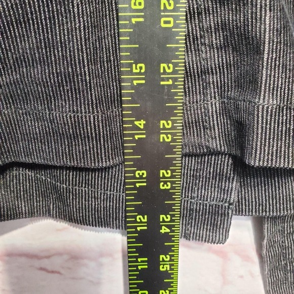 Michael‎ Michael Kors Jacket Womens Large Gray Belted Double Breasted Corduroy - Picture 10 of 12